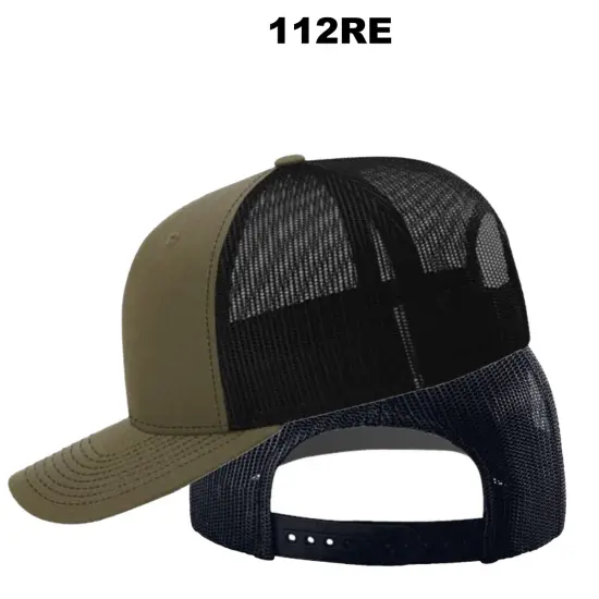 Richardson&reg; Sustainable Trucker Cap Navy/ White {4}