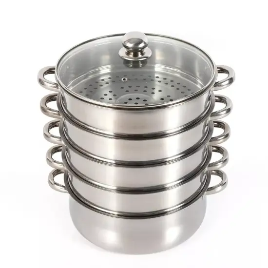 Kitcheniva 5 Tier Stainless Steel Steamer Cooker {1}