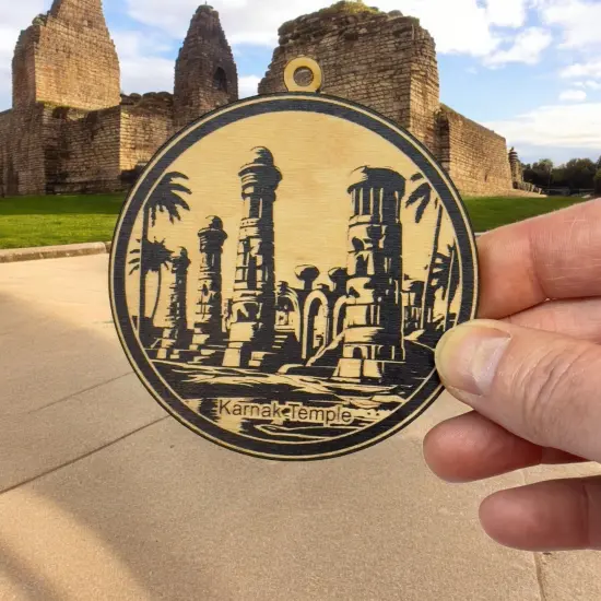 Ornament - Black - Karnak Temple {4}
