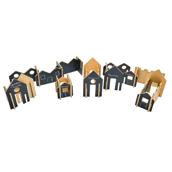 Happy Architect Wooden Blocks - Create 'N' Play - Set of 28 - Ages 2+ {5}