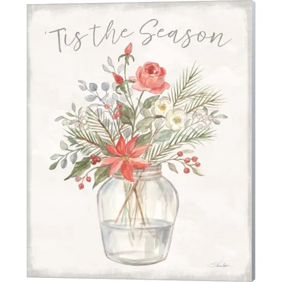 Woodland Christmas IV by Silvia Vassileva 16" x 20" Canvas Wall Art {1}