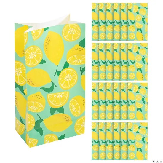 Lemon Party Treat Bags - 12 Pc. {2}