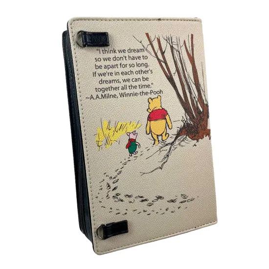 Beige Pooh Book Handbag Clutch - Crossbody Bag - A.A. Milne {4}