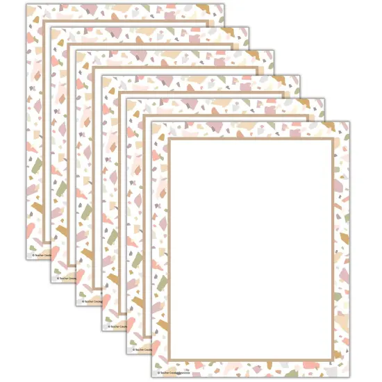 Terrazzo Tones Computer Paper, 50 Sheets Per Pack, 6 Packs {1}