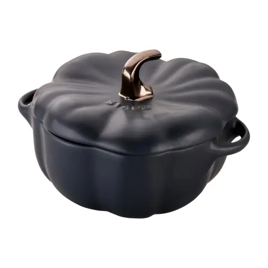 STAUB Ceramic 24-oz Pumpkin Cocotte {3}