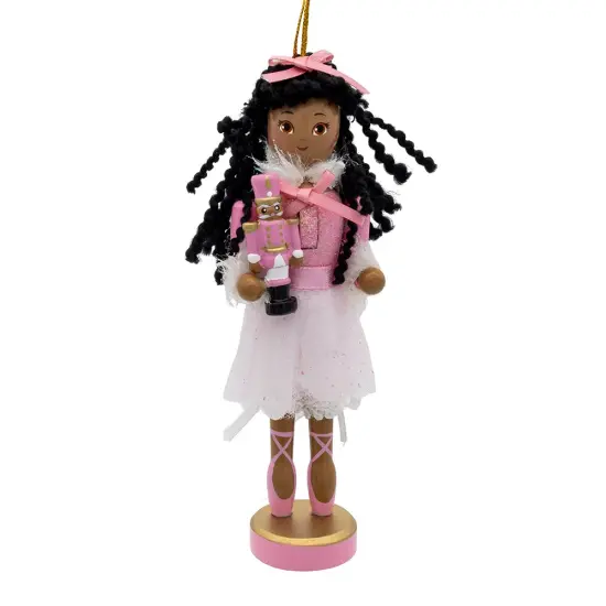 6" African American Clara Ballerina Nutcracker Ornament {1}