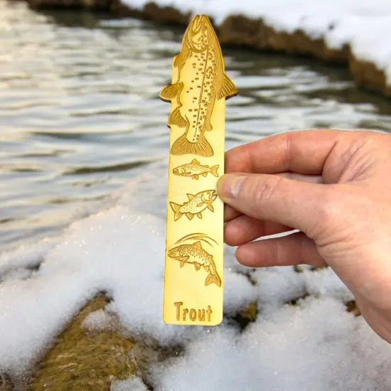 Bookmark - Trout - birch wood {5}