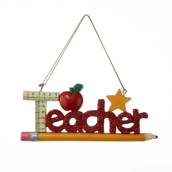 "Teacher" Ornament {1}