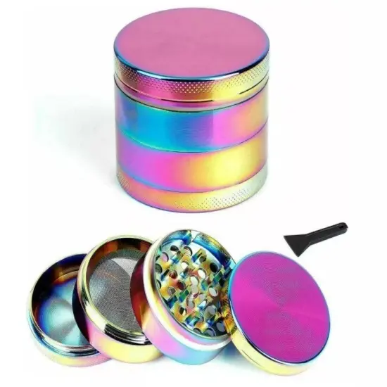 Kitcheniva 4 Layer Alloy Metal Herb Spice Crusher Kitchen {3}