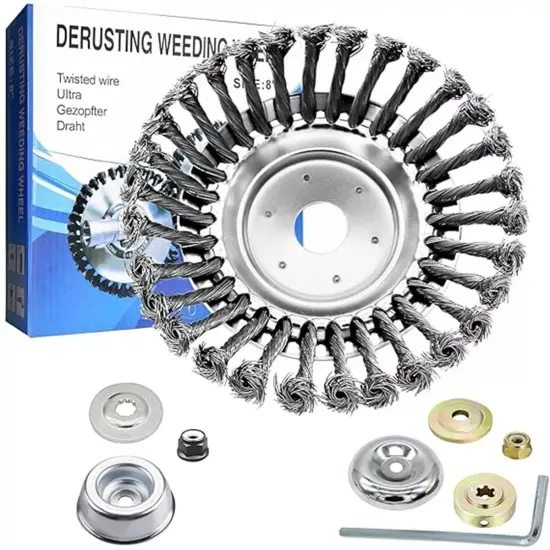 Replacement Steel Wire Brush Cutter Trimmer Head for Garden Weed and Grass {1}