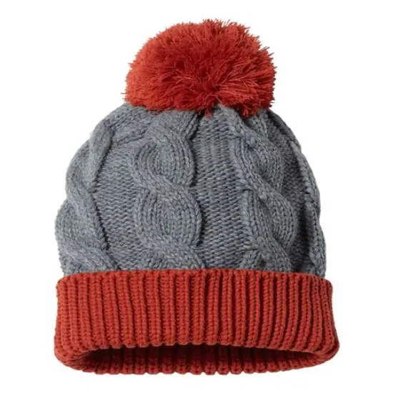 Richardson&reg; Chunk Twist Cuffed Beanie Burgundy {5}
