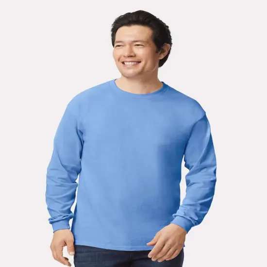 Gildan&reg; Ultra Cotton Long Sleeve T-Shirt Ash {5}