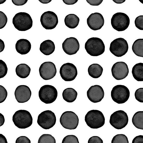 Premium Patterned Beverage Napkins, Dotted and Striped, Licorice - 24ct {2}