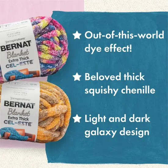 Bernat Blanket Extra Thick Cel-Este 12 pack-Comet Gold {4}