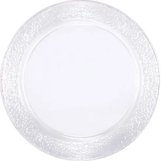 24 pc Bulk Clear Pebble Plastic Trays {1}