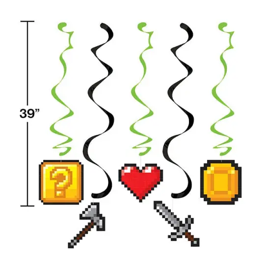 30 pc Bulk Video Games Party Dizzy Danglers {2}