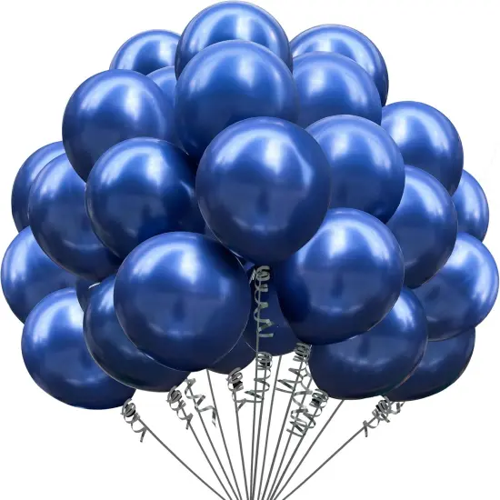 Navy Blue Latex Balloons 12 inch 200 Pack Matte Helium Balloon for Birthday Wedding Baby Shower Party Decorations {1}