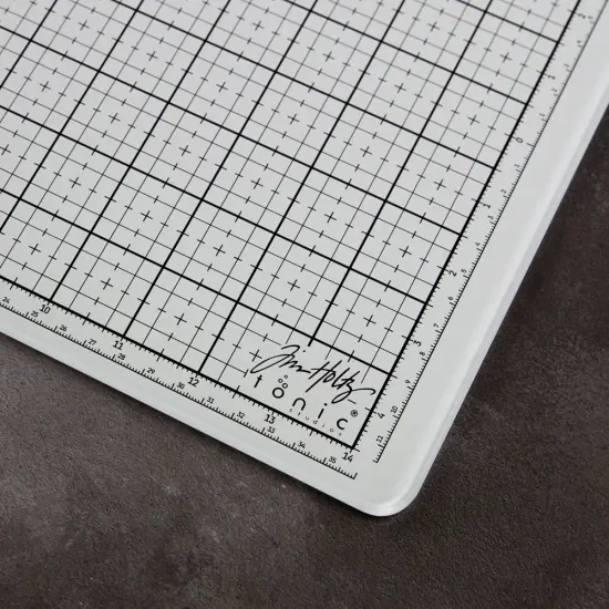 Tim Holtz Travel Glass Studio Mat-White {7}