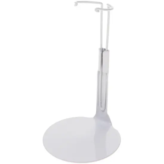 Kaiser 1101 White Adjustable Doll Stand, fits 5 to 6 inch Dolls, waist width adjusts from 0.75 to 1 inches {1}