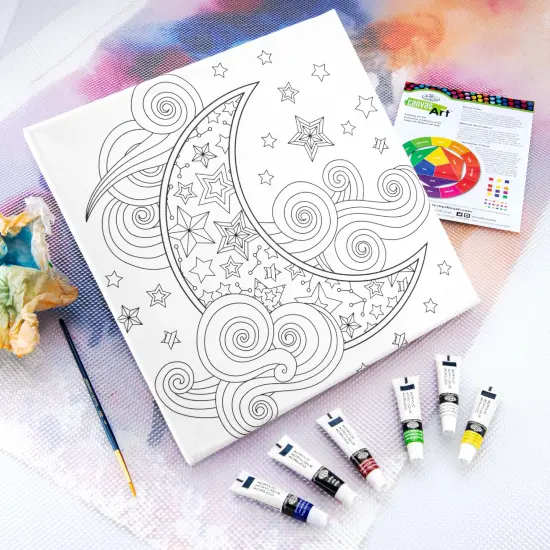 RTN-255 | Canvas Art&trade; Painting Art Set - 9pc {2}