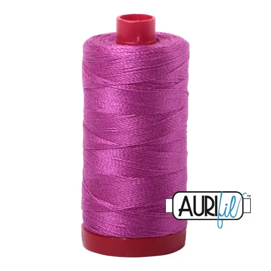 Magenta (2535) | 12wt Large Spool (325M / 356Y) | Aurifil Thread {1}