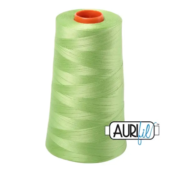 Shining Green (5017) | 50wt Cone (5900M / 6452Y) | Aurifil Thread {1}