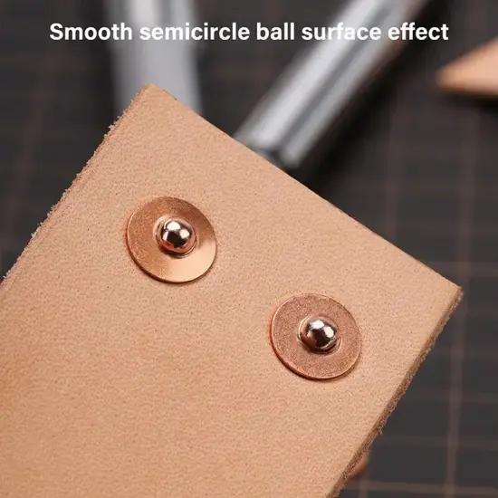 Rivet Tools Stainless Steel DIY Craft Supplies with Brass Rivets {4}