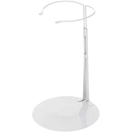 Kaiser 3301 White Adjustable Doll Stand, fits 16 to 26 inch Dolls, waist width adjusts from 6 to 6.75 inches {1}