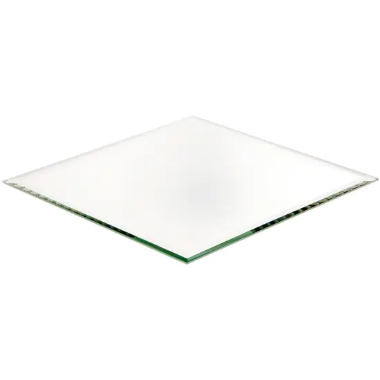 Plymor 7" x 9" Diamond-Shaped, 3mm Thick Beveled Glass Mirror {2}