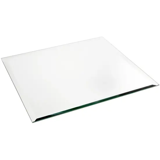 Plymor 20" Square, 5mm Thick Beveled Glass Mirror {1}