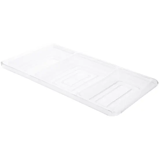 Pioneer Plastics TRAY Clear Candy Plastic Tray, 14.25" W x 7.125" D x 1" H {1}