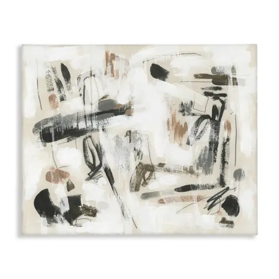 Stupell Industries Subtle Abstract Brush Strokes Canvas Design by June Erica Vess {1}