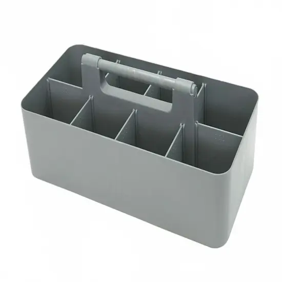 Enjoy Organizer 2 PACK Portable Caddy with Handle &ndash; 8-Compartment Storage Bin with Removable Dividers for Office, Crafts, Art Caddy &ndash; Made in USA {4}