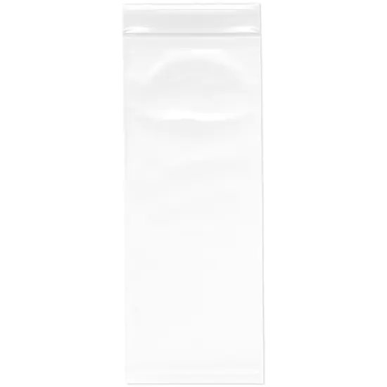 Plymor 4" x 10", 4 Mil Heavy Duty Zipper Reclosable Plastic Bags {1}