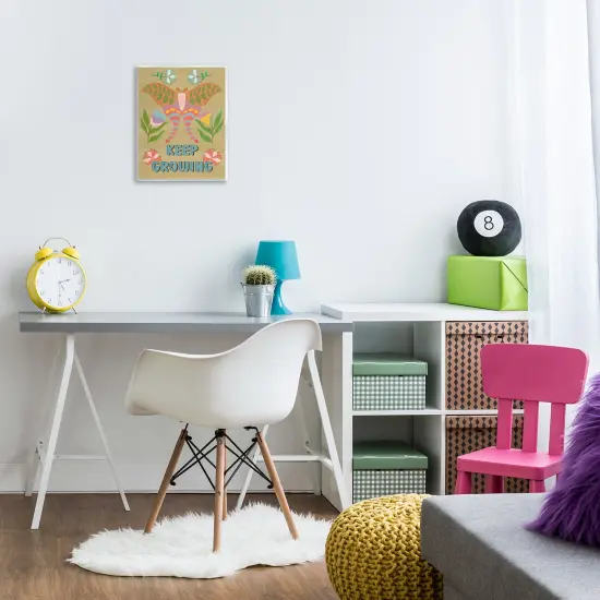 Stupell Industries Keep Growing Butterfly Wall Plaque Design by Julia Frost {2}