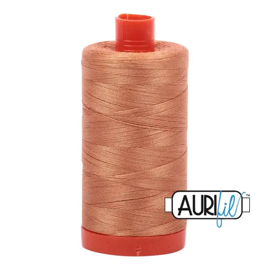 Caramel (2210) | 50wt Large Spool (1300M / 1422Y) | Aurifil Thread {1}