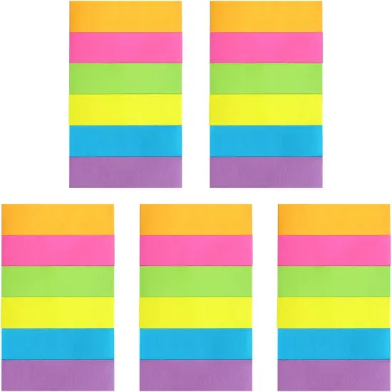 30 Pads Sticky Notes Flags Tabs Page Markers 6 Bright Color Sticky Index Tabs Page Flags 80 Sheet/Pad {2}