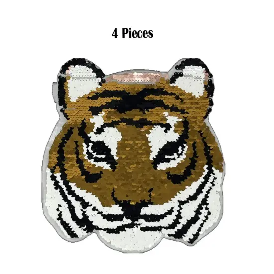 Tiger Patch Sequence Iron on 9Inch Diameter {1}