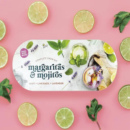 Seeds Margarita & Mojito Windowsill Garden Grow Kit | Herb, Plant, Flower Starter Kit for Kids & Adults | Guaranteed to Grow | Best Indoor Grow Your Own Plant Gardening Gift {5}