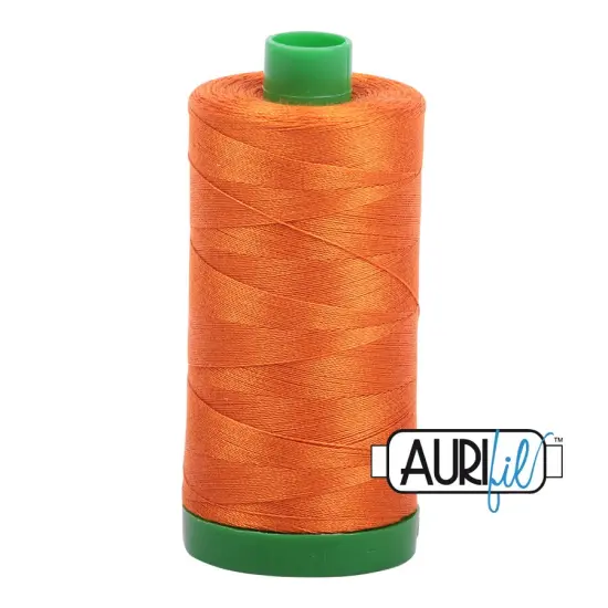 Pumpkin (2150) | 40wt Large Spool (1000M / 1094Y) | Aurifil Thread {1}