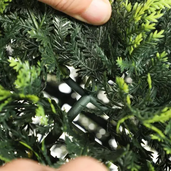 2x Artificial Plant Topiary Balls Greenery Decor {2}