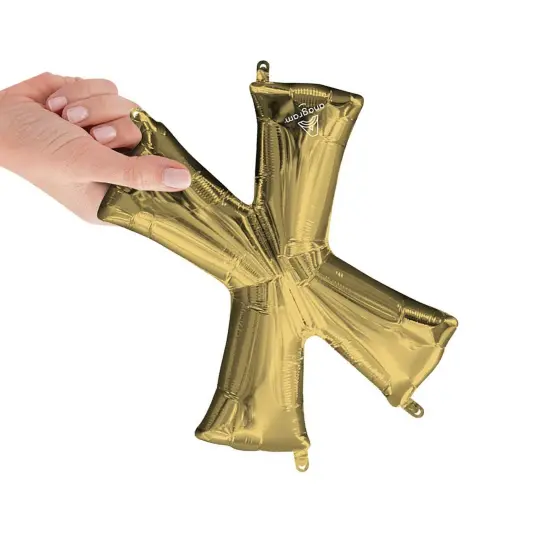 Anagram&reg; 16 Inch Letter X White Gold Air Fill Only {4}