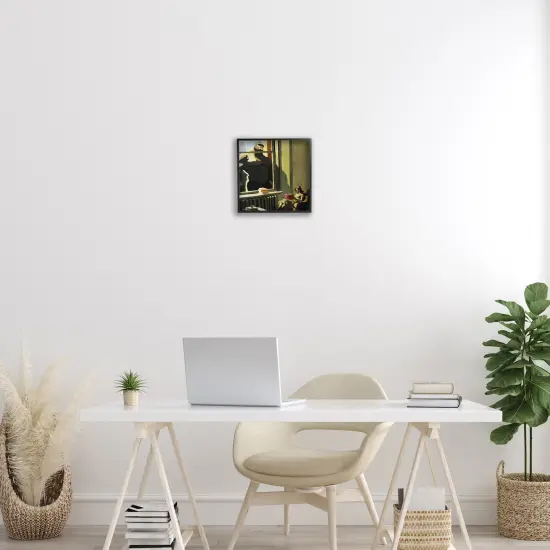 Stupell Industries Gorilla in Window Scene Framed Giclee Design by Keith Thomson {2}