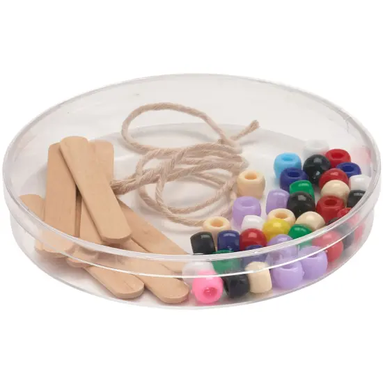 Pioneer Plastics 052C Clear Round Petri Dish Plastic Container, 4.3125" W x 0.625" H {4}