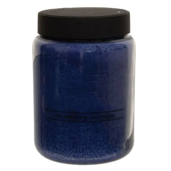Blueberry Lavender Jar Candle &ndash; Dual Wick, 120&ndash;140 Hour Burn Time {1}