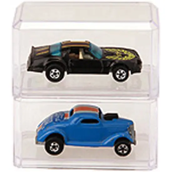 Pioneer Plastics 164C-UV Clear Plastic Display Case for 1:64 Scale Cars (UV Resistant), 3.5" W x 1.625" D x 1.75" H (Mailer Box) {5}