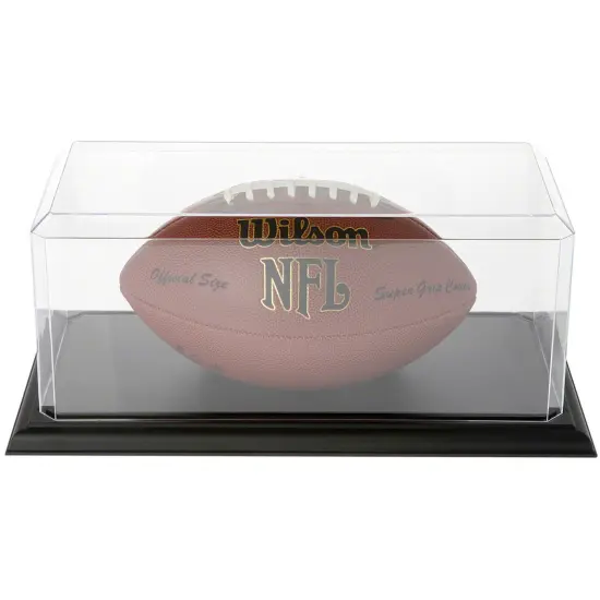 Pioneer Plastics 576CPBASE-UV Clear Plastic Football Display Case (UV Resistant), 15.5" W x 7" D x 6" H {3}