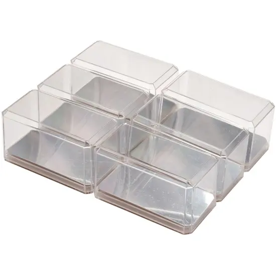 Pioneer Plastics 164CD Clear Plastic Display Case for 1:64 Scale Cars (Mirrored), 3.5" W x 1.625" D x 1.75" H (Mailer Box) {5}