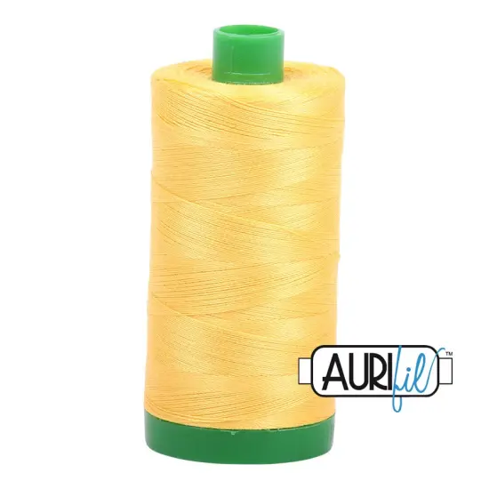 Pale Yellow (1135) | 40wt Large Spool (1000M / 1094Y) | Aurifil Thread {1}