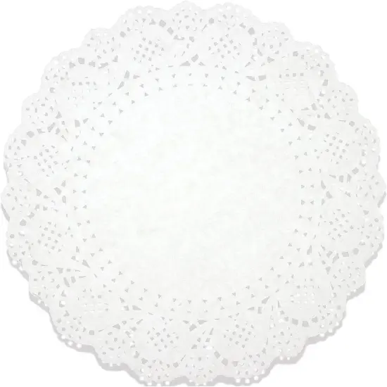 Lace Doilies Paper 250 Pack Set- Decorative Round Placemats Bulk, Table Runner, Cake Box Liners, Desserts, Baked Treat Display {1}